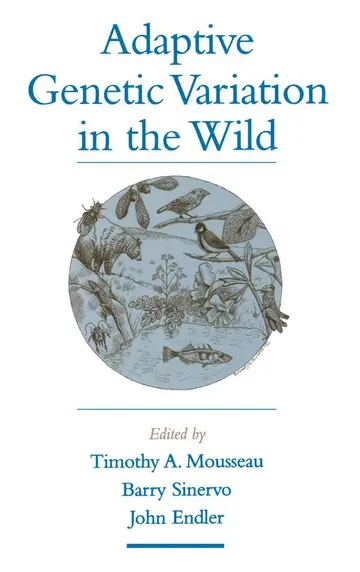 Cover of Adaptive Genetic Variation in the Wild