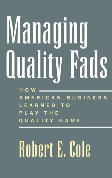 Cover of Managing Quality Fads