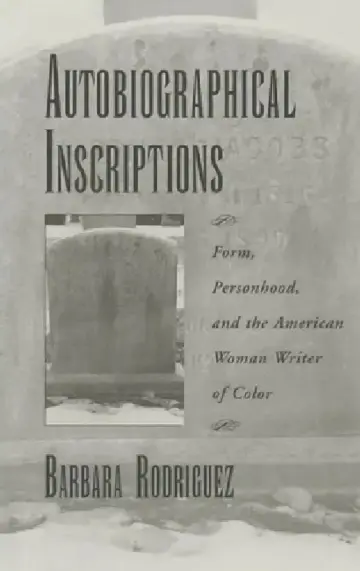 Cover of Autobiographical Inscriptions