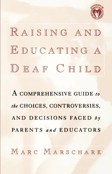 Cover of Raising and Educating a Deaf Child