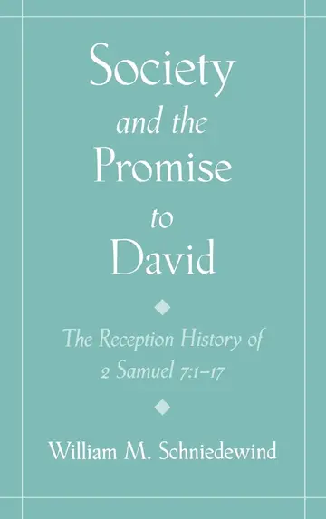 Cover of Society and the Promise to David