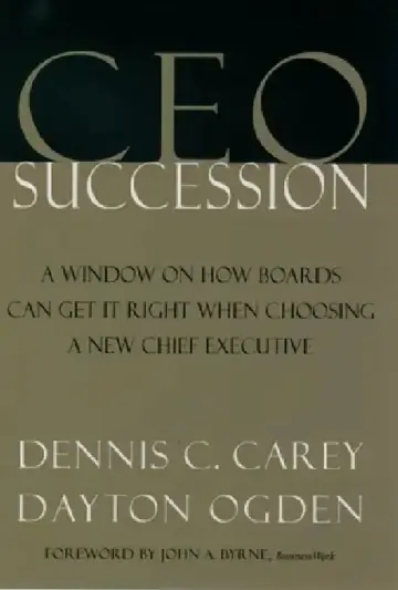 Cover of CEO Succession