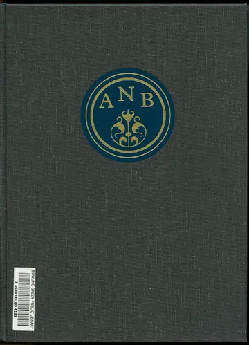 Cover of American National Biography
