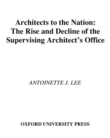 Cover of Architects to the Nation