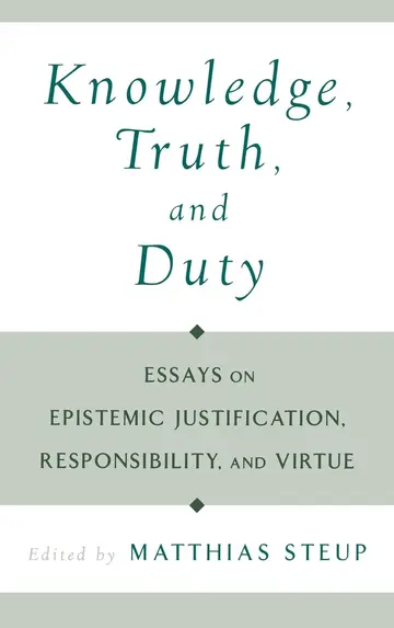 Cover of Knowledge, Truth, and Duty
