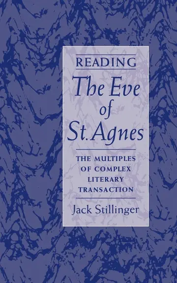 Cover of Reading the Eve of St.Agnes