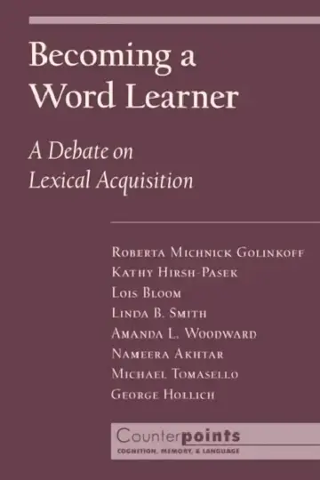 Cover of Becoming a Word Learner