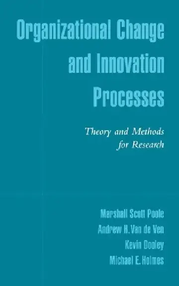 Cover of Organizational Change and Innovation Processes