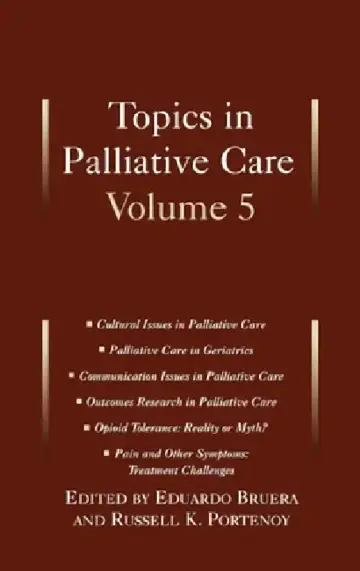 Cover of Topics in Palliative Care