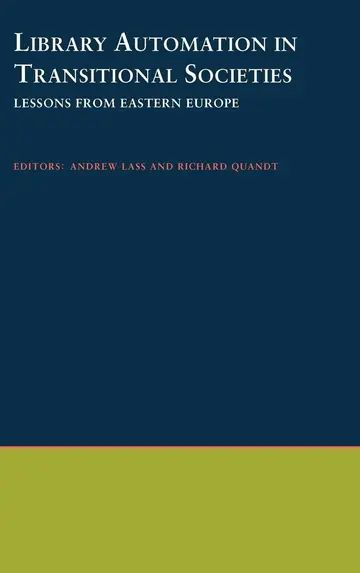 Cover of Library Automation in Transitional Societies