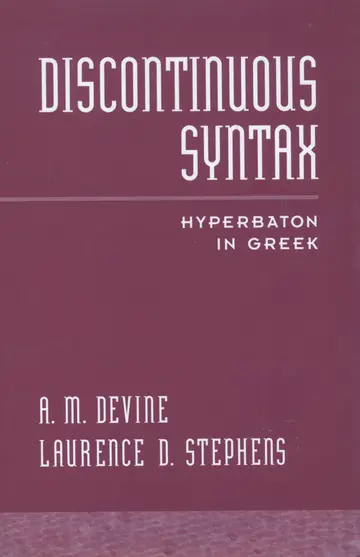 Cover of Discontinuous Syntax
