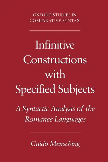 Cover of Infinitive Constructions with Specified Subjects
