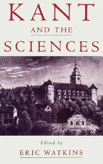 Cover of Kant and the Sciences