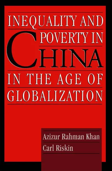 Cover of Inequality and Poverty in China in the Age of Globalization