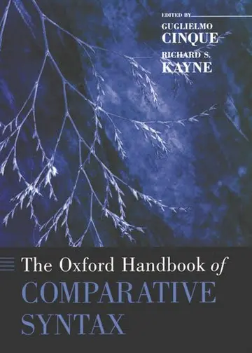 Cover of The Oxford Handbook of Comparative Syntax