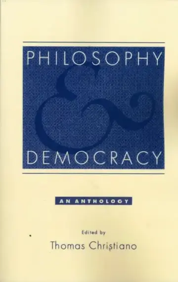 Cover of Philosophy and Democracy