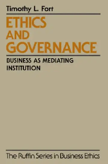 Cover of Ethics and Governance