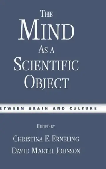 Cover of The Mind as a Scientific Object