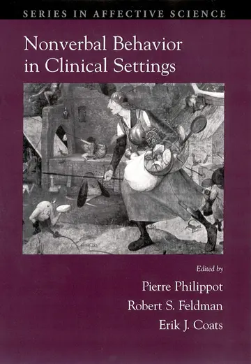 Cover of Nonverbal Behavior in Clinical Settings