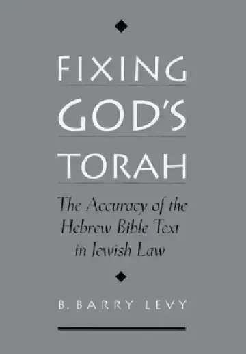Cover of Fixing God's Torah