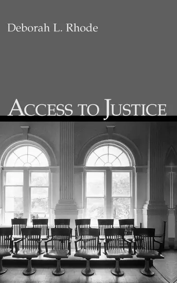Cover of Access to Justice