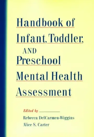 Cover of Handbook of Infant, Toddler, and Preschool Mental Health Assessment