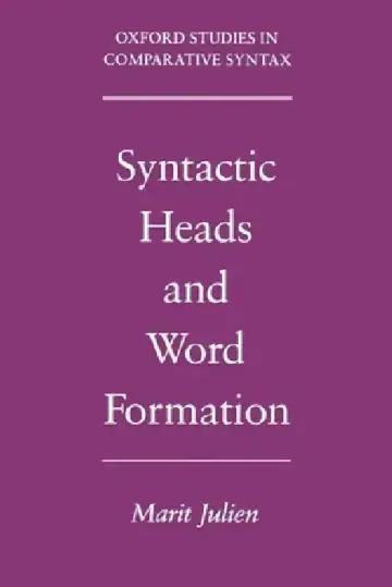 Cover of Syntactic Heads and Word Formation