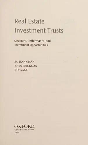Cover of Real Estate Investment Trusts