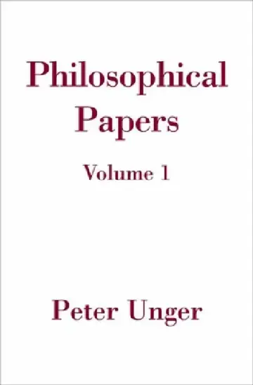 Cover of Philosophical Papers