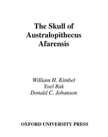Cover of The Skull of Australopithecus afarensis