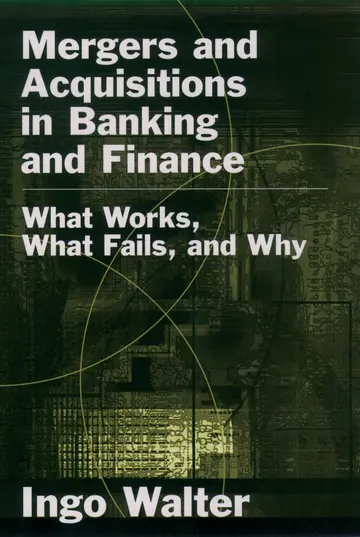 Cover of Mergers and Acquisitions in Banking and Finance