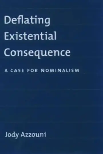 Cover of Deflating Existential Consequence