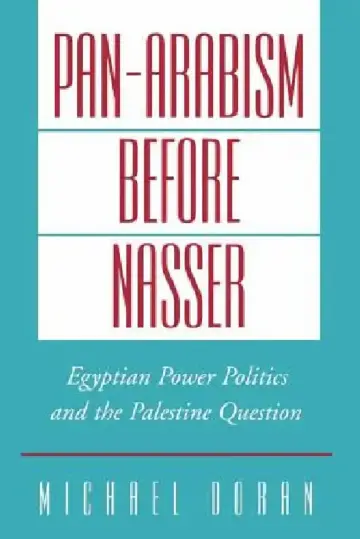 Cover of Pan-Arabism Before Nasser