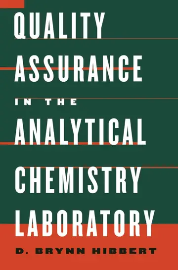 Cover of Quality Assurance in the Analytical Chemistry Laboratory