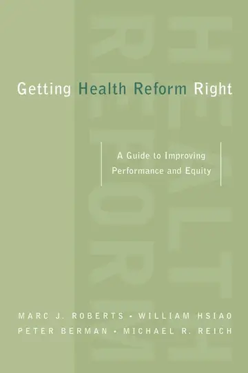 Cover of Getting Health Reform Right