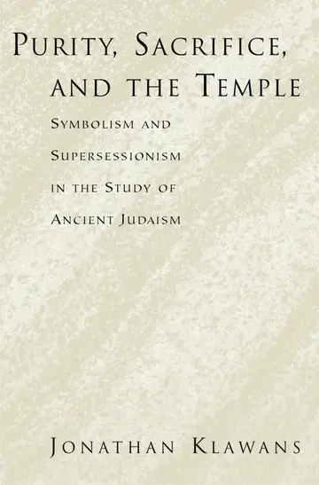 Cover of Purity, Sacrifice, and the Temple