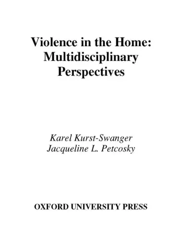 Cover of Violence in the Home