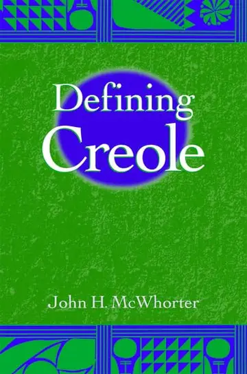 Cover of Defining Creole