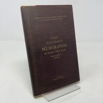 Cover of Memoranda During the War