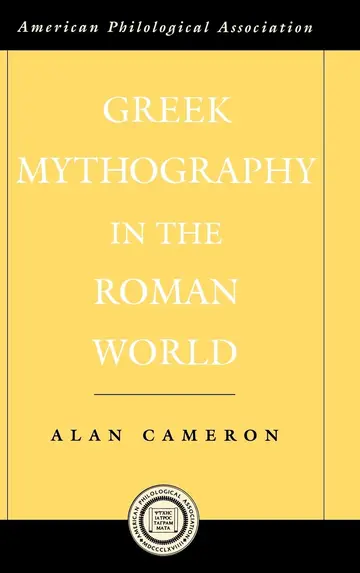 Cover of Greek Mythography in the Roman World