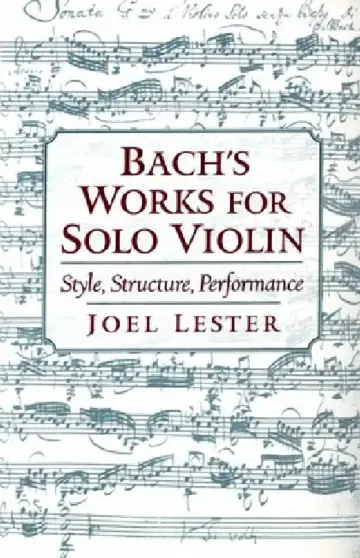 Cover of Bach's Works for Solo Violin