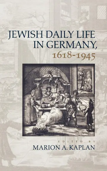 Cover of Jewish Daily Life in Germany, 1618-1945