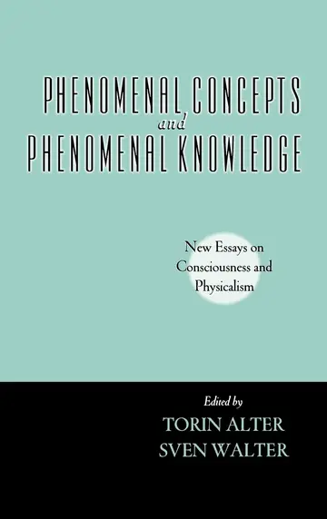 Cover of Phenomenal Concepts and Phenomenal Knowledge