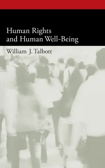 Cover of Human Rights and Human Well-Being