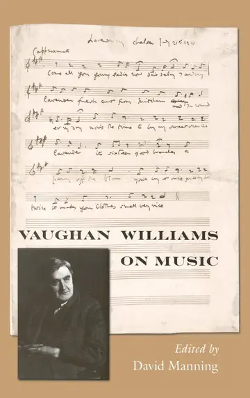 Cover of Vaughan Williams on Music