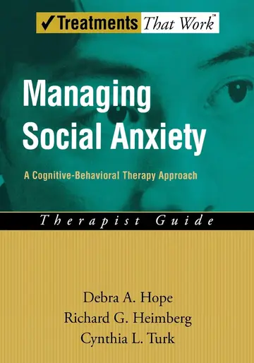 Cover of Managing Social Anxiety