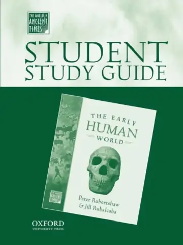 Cover of Student Study Guide to the Early Human World