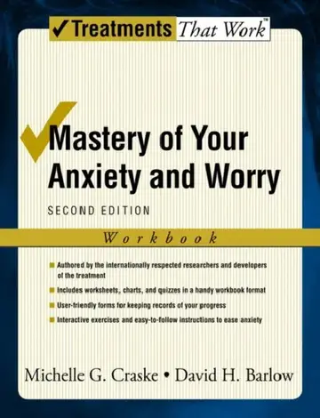 Cover of Mastery of Your Anxiety and Worry (Workbook)