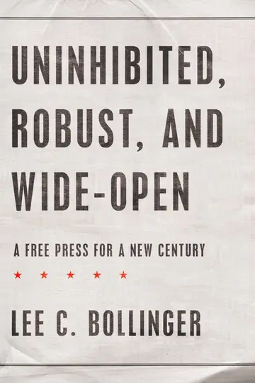 Cover of Uninhibited, Robust, and Wide-Open