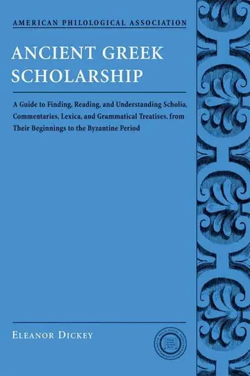 Cover of Ancient Greek Scholarship